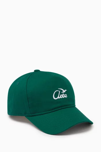 Bird Logo Cap in Cotton-canvas
