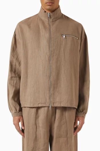 MKI Track Jacket in Linen