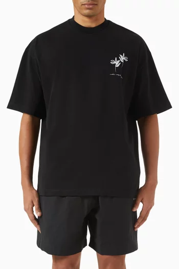 MKI Ink Flower T-shirt in Cotton