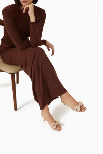 Cafredda 50 Mule Sandals in Leather