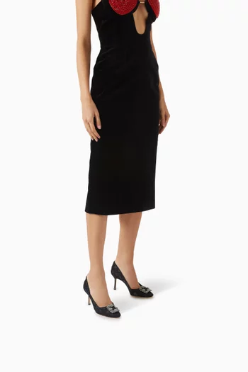 Hangisi 70 Pumps in Silk