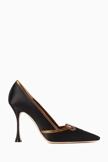Mandu 105 Pumps in Satin