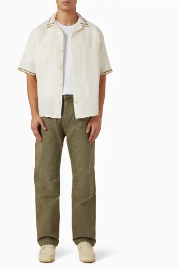 Garment-dyed T-shirt in Jersey