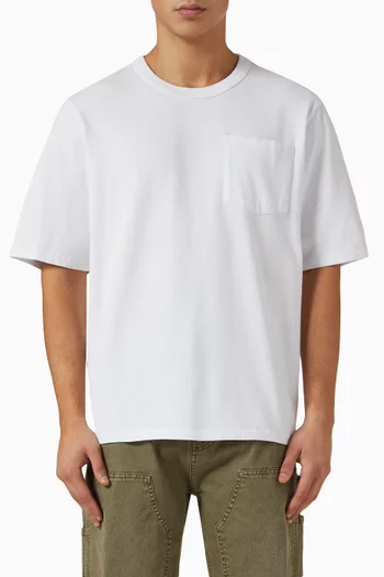 Garment-dyed T-shirt in Jersey