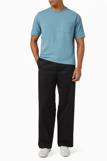 Garment-dyed T-shirt in Jersey