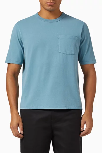 Garment-dyed T-shirt in Jersey