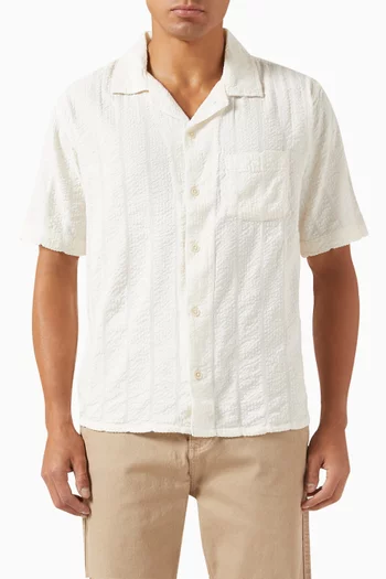 Striped Shirt in Seersucker