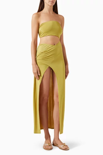 Elina Cut-out Midi Dress