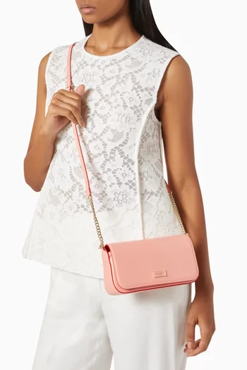 حقيبة صغيرة سيرينا بسلسلة جلد