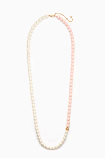 Pearlie Necklace in Gold-tone Metal