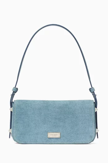 Liv Crossbody Bag in Denim