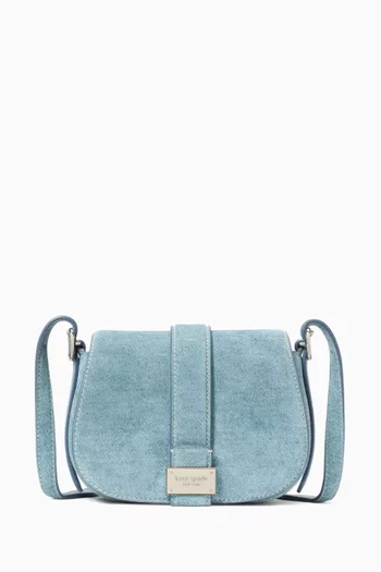 Nouveau Saddle Bag in Denim