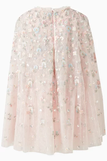 Dahlia Ditsy Cape Dress