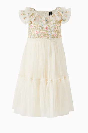 Antoinettes Floral Bodice Dress