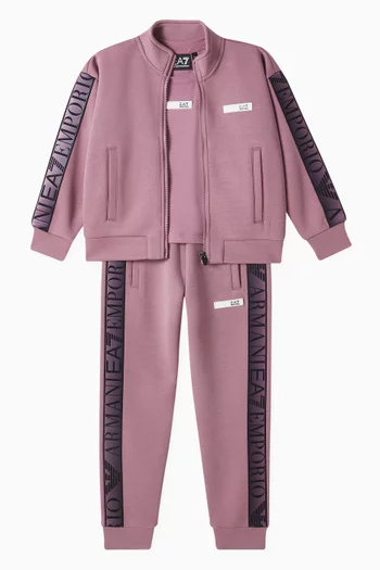 Logo Zip-up Sweatshirt in Jersey
