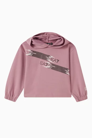 Logo Hoodie in Jersey