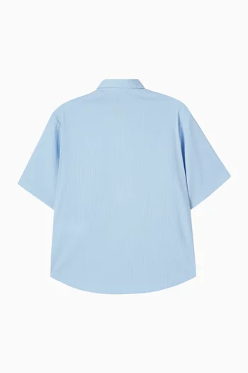 Striped Polo Shirt in Cotton