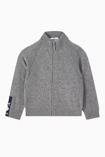 EA Zip Cardigan in Knit