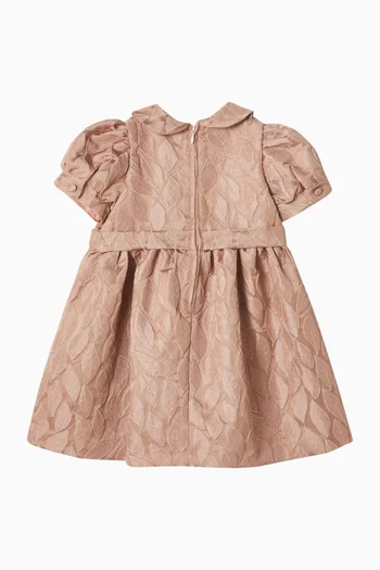 Floral Dress in Jacquard