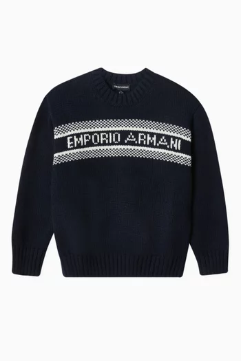 Logo Knit Sweater