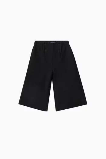 Textured Wide Leg Trousers