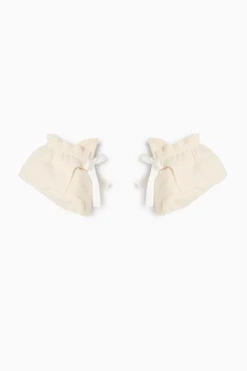 Bow Booties in Cotton