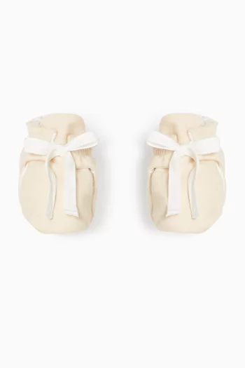 Bow Booties in Cotton