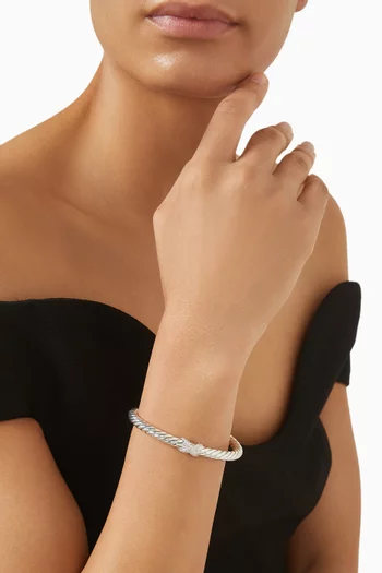 Cable Flex® Diamond Bracelet in Sterling Silver