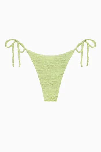 Tie-up Flowers Bikini Briefs
