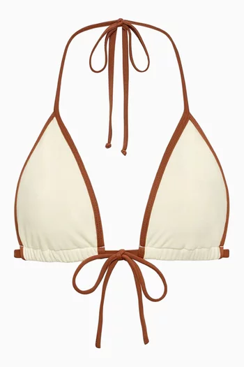 قطعة بيكيني علوية ايما مبطنة بشريط