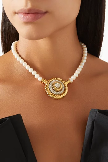 1980s Vintage Faux Pearl Necklace
