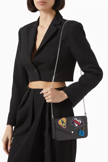 Patches Félicie Pochette Bag in Epi Leather
