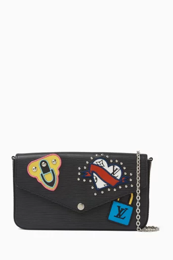 Patches Félicie Pochette Bag in Epi Leather