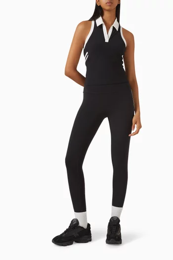 بلوزة بولو أوستن قصيرة خفيفة الوزن