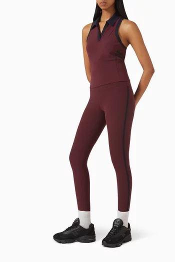 بلوزة بولو أوستن قصيرة خفيفة الوزن