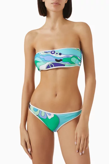 Orchidee-print Bikini Briefs