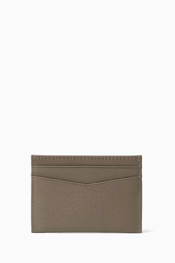 Crosstown Cardholder in Grained Leather