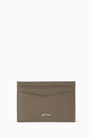 Crosstown Cardholder in Grained Leather