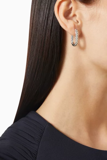Chain Madison Earrings in Sterling Silver