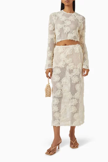 Agustina Crochet Crop Top