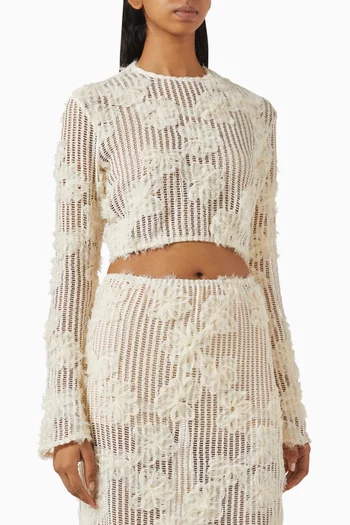 Agustina Crochet Crop Top