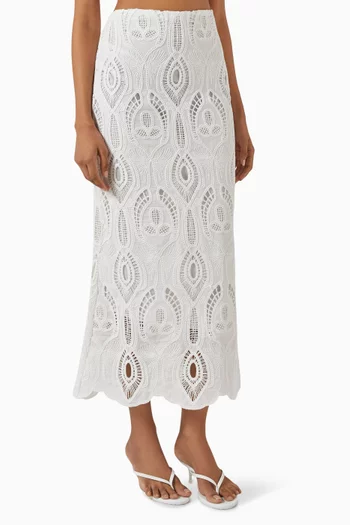 Kenzie Maxi Skirt in Lace