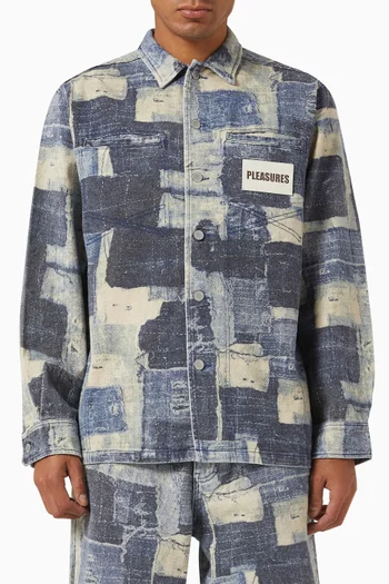 Boro Work Jacket in Cotton Twill