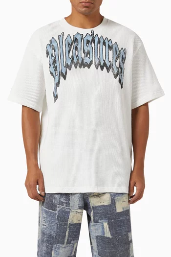 Twitch T-shirt in Waffle Knit