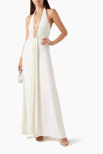 The Jennifer Maxi Dress in Cupro