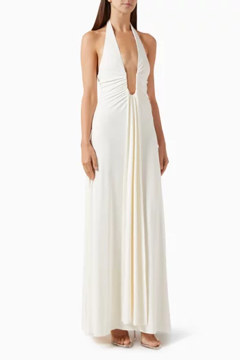 The Jennifer Maxi Dress in Cupro