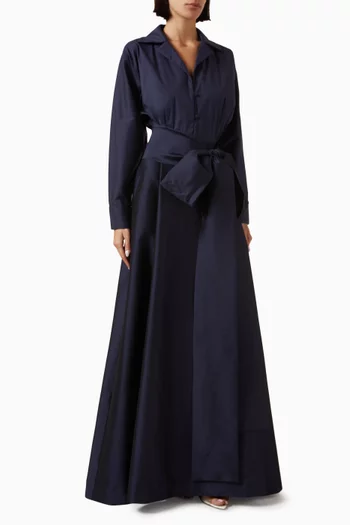 Beatrice Maxi Dress in Taffeta