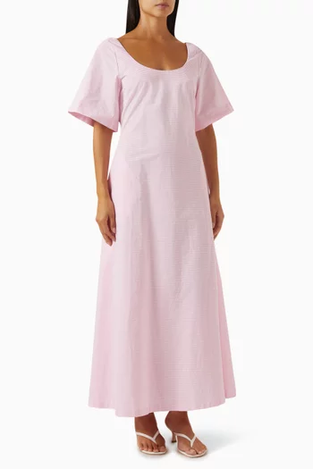 Manou Striped Maxi Dress in Cotton