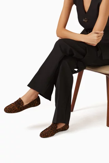 Giorgia Flat Loafers in Velour