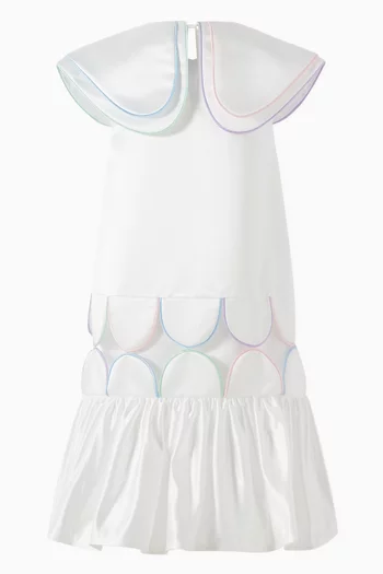 Natasha Scalloped Dress